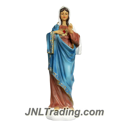 Giovanni Giftware Collection Religious Home Decor Catholic Saints Series 12 Inch Tall Figurine - SACRED HEART OF IMMACULATE MARY (D28114)