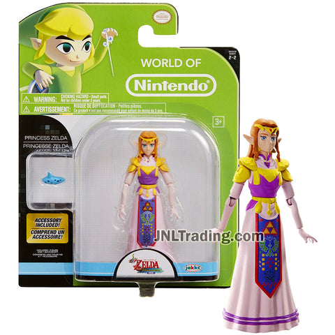 Year 2016 World of Nintendo The Legend of Zelda Breath of the Wild Series 4-1/2 Inch Tall Figure - PRINCESS ZELDA with Ocarina