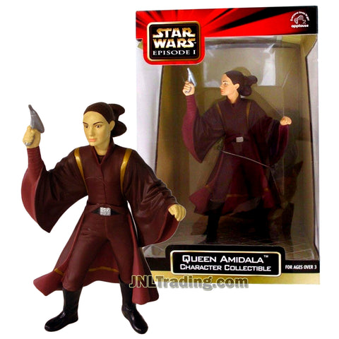 Star Wars Year 1999 Episode 1 The Phantom Menace Character Collectible Series 8 Inch Tall Figure - QUEEN AMIDALA with Blaster