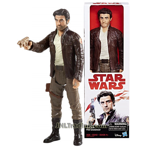 Star Wars Year 2017 The Last Jedi Series 12 Inch Tall Figure - CAPTAIN POE DAMERON with Blaster