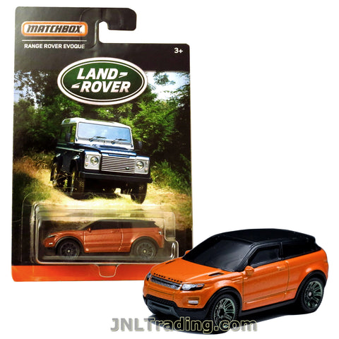 Matchbox Year 2016 Land Rover Series 1:64 Scale Die Cast Metal Car - Copper Color Luxury Sport Utility Vehicle SUV RANGE ROVER EVOQUE DPT08