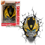3DLightFX Transformers Movie Age of Extinction Series Battery Operated 10 Inch Tall 3D Deco Night Light - BUMBLEBEE with Light Up LED Bulbs and Crack Sticker