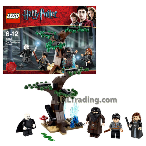 Year 2011 Lego Harry Potter Series Set 4865 - THE FORBIDDEN FOREST with Harry Potter, Lord Voldemort, Hagrid and Narcissa Malfoy (64 Pcs)