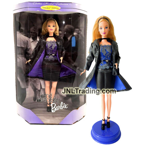 Year 1999 Barbie Limited Edition Clothes Minded Collection 12 Inch Doll - Caucasian Model TREND FORECASTER in Camisole with Coat, Earrings and Purse