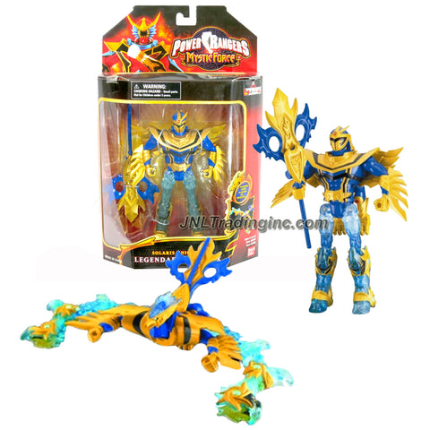 Bandai Year 2006 Power Rangers Mystic Force Series 7 Inch Tall Action Figure - SOLARIS KNIGHT to LEGENDARY PHOENIX with Mystic Staff
