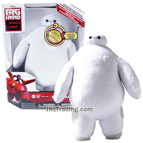 Year 2015 Disney Big Hero 6 Movie 10 Inch Tall Electronic Plush Figure - BAYMAX with Sounds FX