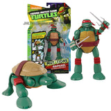 Playmates Year 2014 Nickelodeon Teenage Mutant Ninja Turtles TMNT Mutations Series 6 Inch Tall Action Figure - Pet Turtle to Ninja Turtle RAPHAEL with Pair of Sais