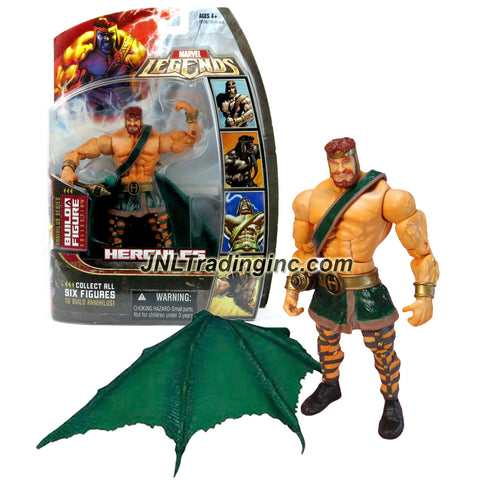 Hasbro Year 2006 Marvel Legends Build A Figure Annihilus Series 7-1/2 Inch Tall Action Figure - HERCULES with Golden Mace and Annihilus' Wing