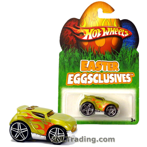 Hot Wheels Year 2007 Easter Eggsclusives Series 1:64 Scale Die Cast Car Set - Green Color Compact Car ROCKET BOX N1141