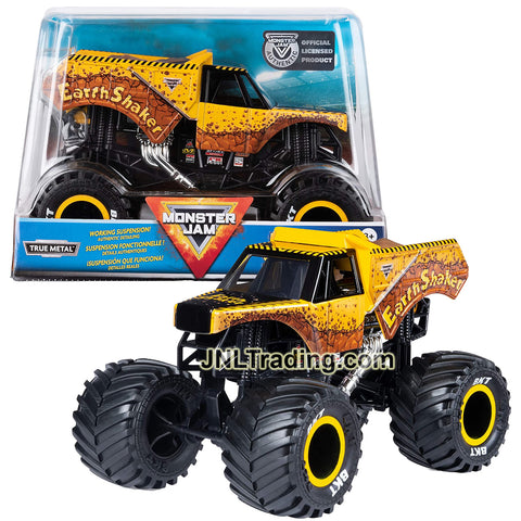 Year 2020 Monster Jam 1:24 Scale Die Cast Metal Official Truck Series - EARTH SHAKER 20120669 with Monster Tires and Working Suspension