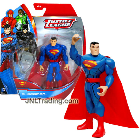 Mattel Year 2013 DC Justice League Series Exclusive 5 Inch Tall Action Figure - SUPERMAN (Y9120) with "Metal" Object