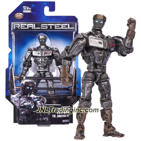 Jakks Pacific Year 2011 Real Steel Movie Series 8 Inch Tall Action Figure - The Junkyard Bot ATOM with Signature Move Double Uppercut