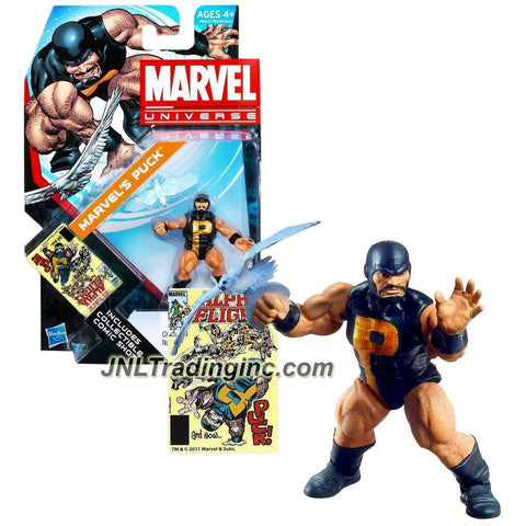 Hasbro Year 2011 Marvel Universe Series 4 Single Pack 2-1/2 Inch Tall Action Figure #20 - MARVEL'S PUCK (Eugene Milton Judd) with Snowbird Plus Collectible Comic Shot