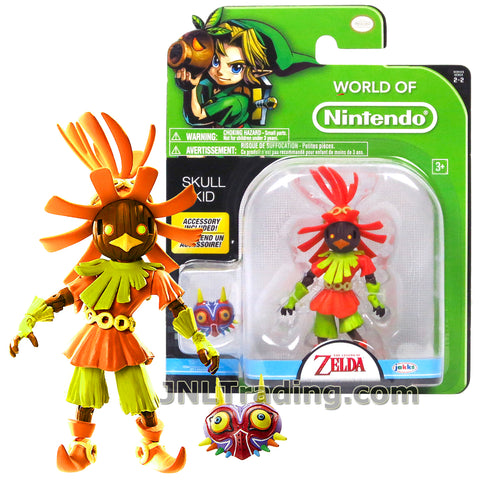 World of Nintendo Year 2016 The Legend of Zelda Series 4-1/2 Inch Tall Figure - SKULL KID with Mask