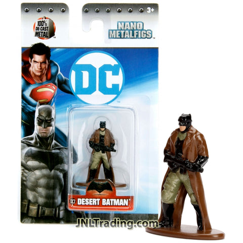 Jada Toys DC Comics Nano Metalfigs Series 2 Inch Tall Die Cast Metal Figure - DC2 DESERT BATMAN