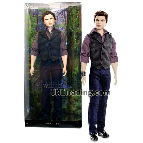 Year 2012 Barbie Pink Label Series The Twilight Saga 12 Inch Doll - EMMETT CULLEN (Y5910) with Long Sleeve Shirt, Vest and Denim Pants