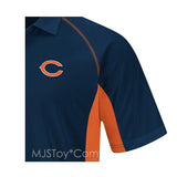 NWT NFL Chicago Bears Men Golf Polo Comfort Stretch Moisture Wick Shirt Size S