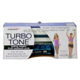 NIB Turbo Tone Walking Weights + Resistance Cords Effective Cardio Fast Workout