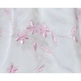 NWT Cute Dressy Sunday White Embroidered Easter Girl Pink Flower Dress