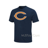 NWT Printed NFL #6 Jay Cutler Chicago Bear Men Navy Blue T-Shirt Size L, S