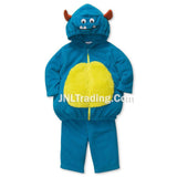 Carter's 2 Pcs Halloween Blue Monster Warm Bubble Baby Fleece Hooded Costume