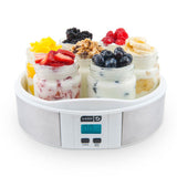 NEW Dash Easy Simple Healthy Probiotic Great Taste 7 Jar Home Made Yogurt Maker