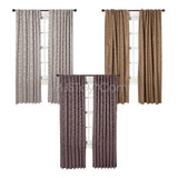 NEW HOME One Window Treatment Panel Zebra Curtain 54x84 inch Grey/Brown/Purple