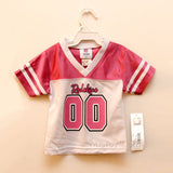 NWT NFL Washington Redskins Baby Toddler Girl Player Jersey Pink Cute T-Shirt