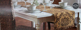 NEW Threshold Quality Design Riversible Weave 14x72" Table Runner Brown/Khaki