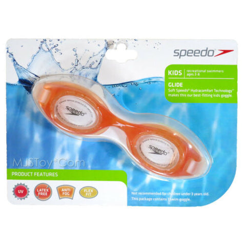 speedo swimming goggles anti fog Speedo Kids Glide Swimming Goggles ages 3-8 Swim Goggle UV Anti Fog Fl – JNL Trading
