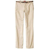 NWT Merona Women Belted Washed Stretch Chino Pant Fit 1 below waist relaxed hip