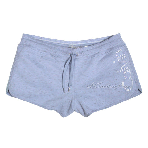 CK Calvin Klein Women Lounge Soft Doble Logo Casual Athletic Fleece Short