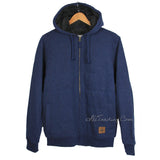 Field & Stream Quilted Men's Sherpa Lined Hoodie Hooded Sweatshirt Jacket