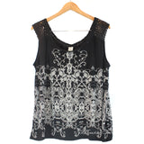 Bila Women's Luxurious Beaded Sleeveless Tee Flattering Top Stylist Shirt