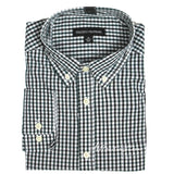 Tricots St. Raphael Men's 100% Cotton Woven Long Sleeve Plaid Shirt