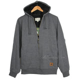 Field & Stream Quilted Men's Sherpa Lined Hoodie Hooded Sweatshirt Jacket