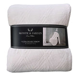Monte Jardin Luxury Collection Ultra Plush Throw Extra Warm Soft Blanket
