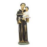 Giovanni Religious Home Decor Catholic Saints Series 16" Tall Figurine - Patron Saint of Lost Item ST ANTHONY with CHILD JESUS & Lily Flower (D28138)