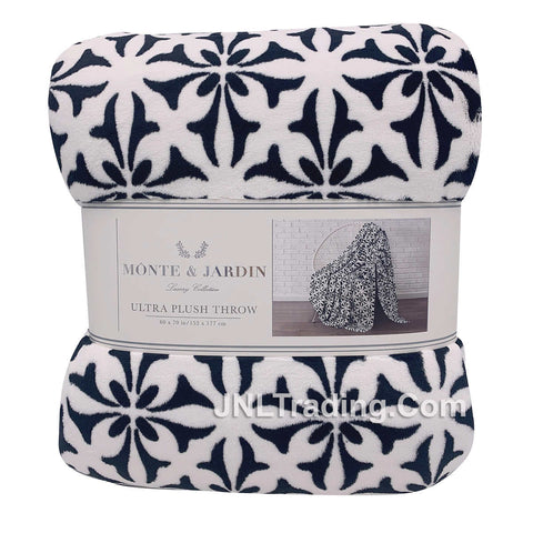 MONTE & JARDIN Luxury Collection Ultra Plush Throw Soft Warm Modern Blanket