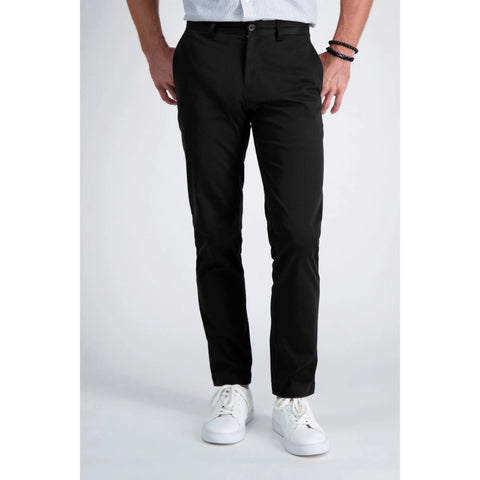 Calça Chino Masculina Haggar Life Khaki - Ajuste Reto Com Elastano E Sustentabilidade