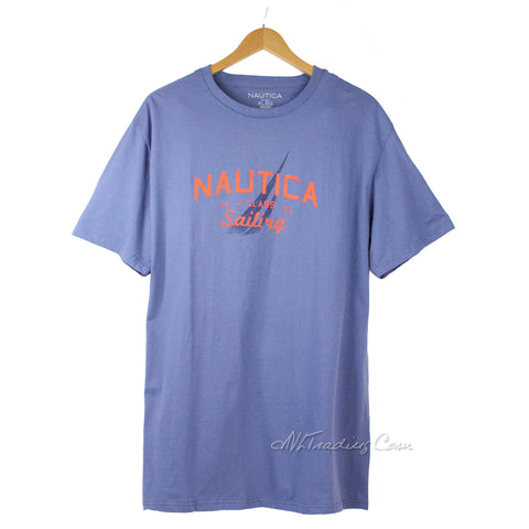 Nautica Men's Sailing Graphic Tee 100% Cotton crew neck short sleeve T-Shirt