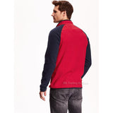 Old Navy Men's Mock-Neck Performance Fleece Pullover Sweater in Red