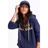 Old Navy Women's Logo French Terry Zip Hoodie Lightweight Jacket sweatshirt