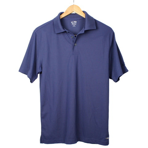 C9 By Champion Men's Duo Dry Golf Polo Shirt Navy Size S