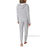 Eddie Bauer Women's 3-Piece Hacci Lounge Set Hoodie, short-sleeve tee + Jogger