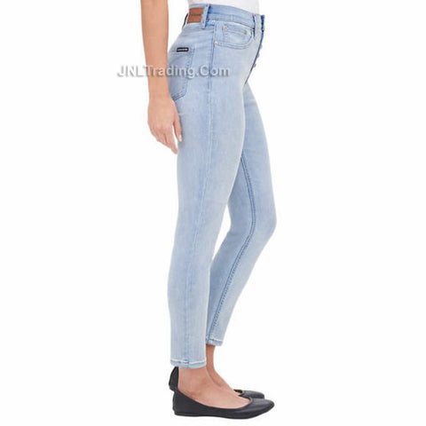 CK Calvin Klein Repreve Ladies' High Rise Exposed Button Jean
