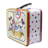 Thermos Metal DISNEY Mickey Pluto Goofy TIN Lunch BOX Classic Collection