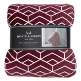 Monte Jardin Luxury Collection Ultra Plush Throw Extra Warm Soft Blanket