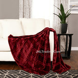 Life Comfort LUXE Velvet Throw Ultra Soft Warm Plush Blanket Elegant Style