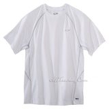 C9 Champion Men Ventilating Pieced White Tee Mesh Back Workout T-Shirt